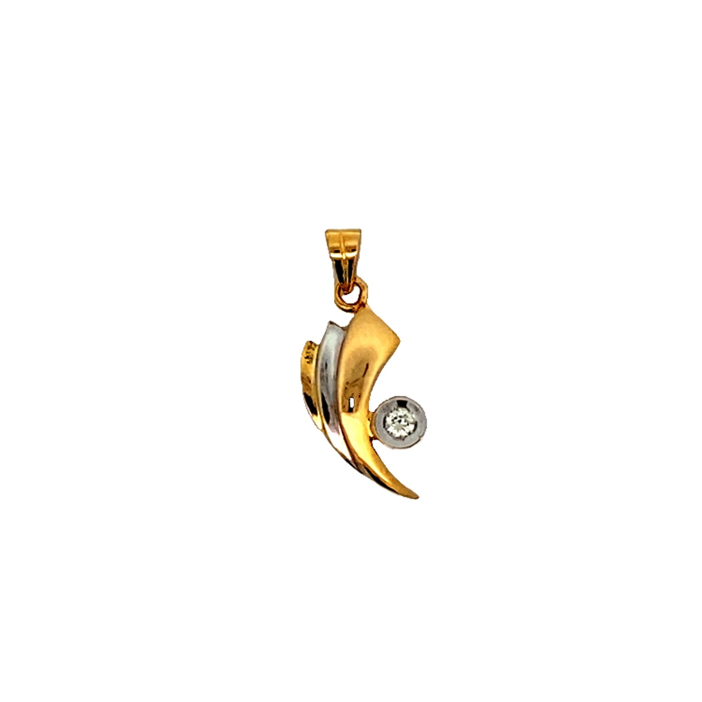 20K GOLD DIAMOND PENDANT - 0020325