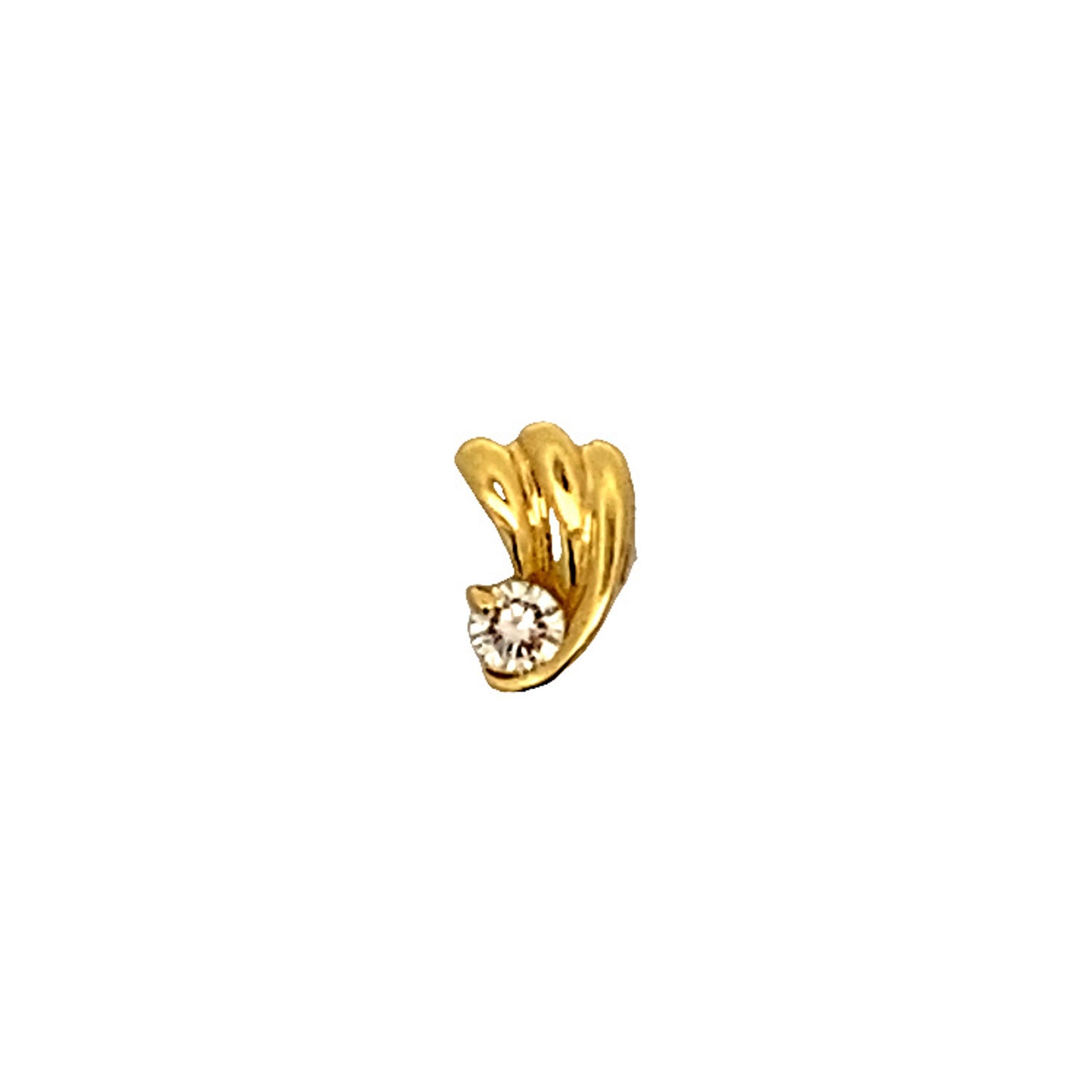 18K GOLD DIAMOND PENDANT - 0020368