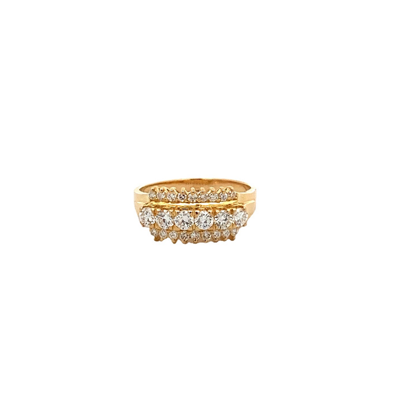 20K GOLD DIAMOND RING - 0020376