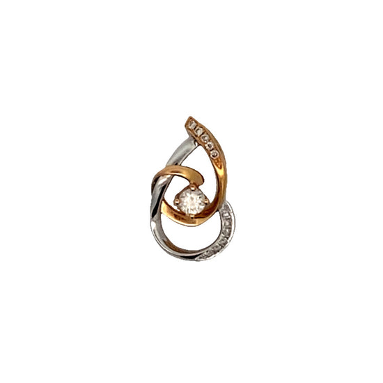 18K GOLD DIAMOND PENDANT - 0020385