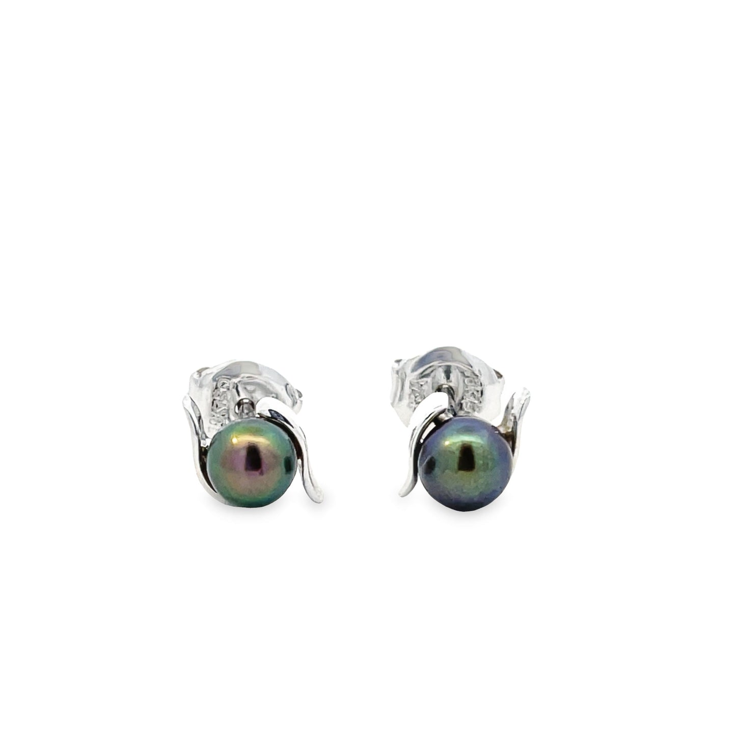 18K GOLD STONE EARRINGS - 0021529