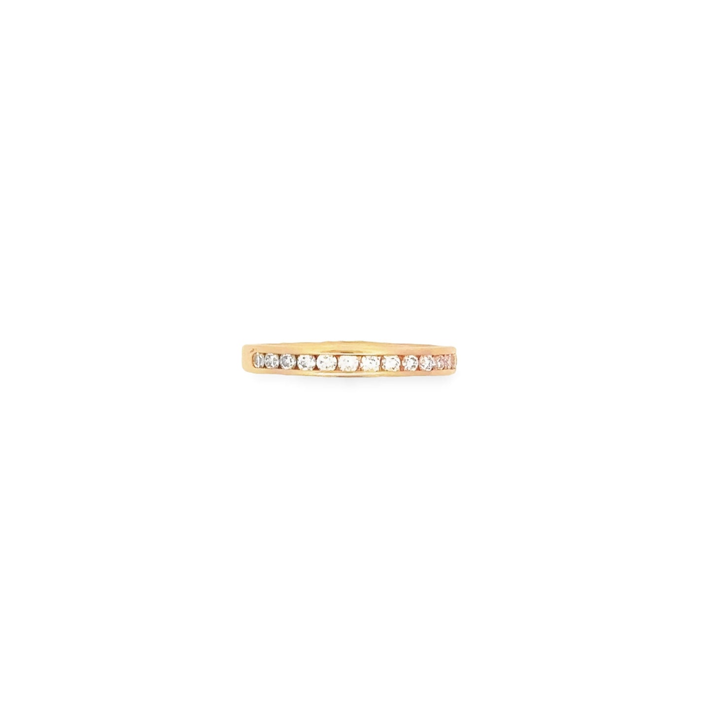 18K GOLD DIAMOND RING - 0021060