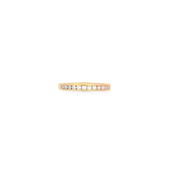 18K GOLD DIAMOND RING - 0021060