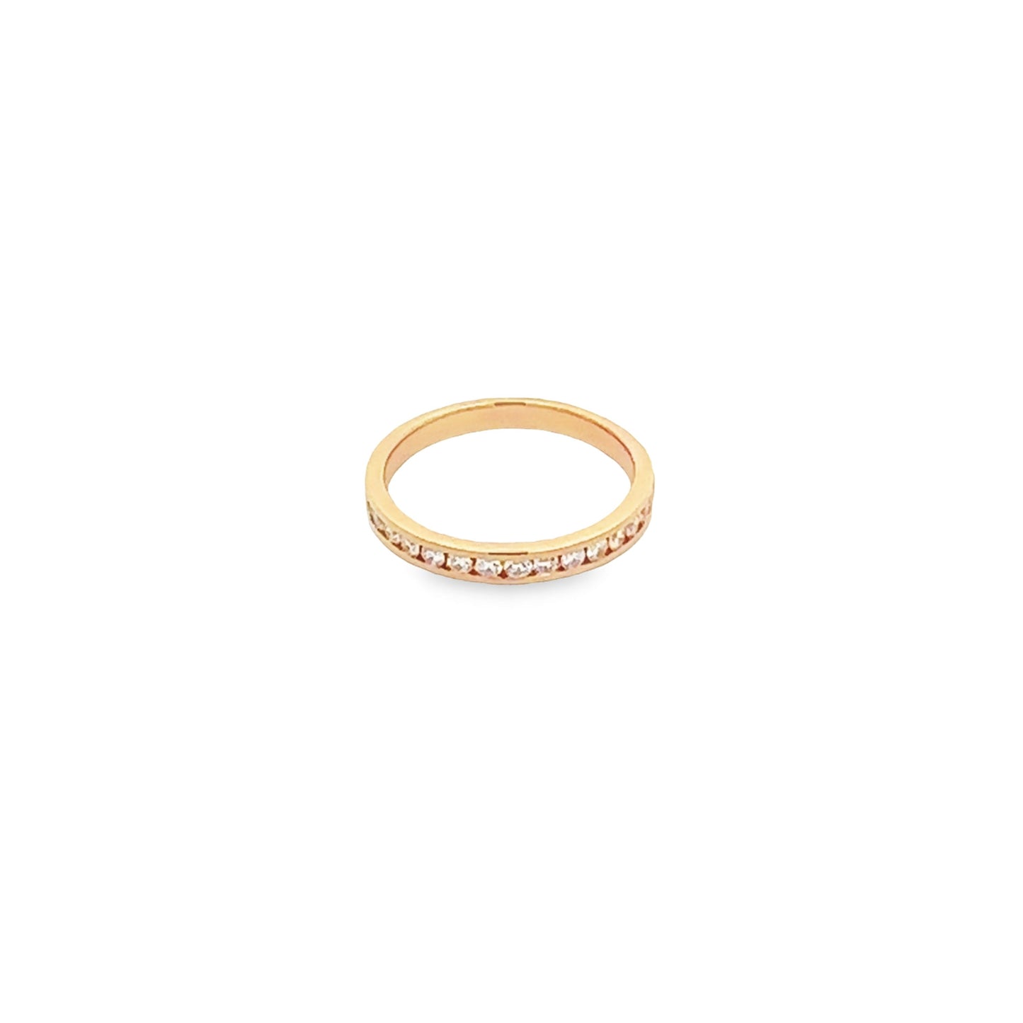 18K GOLD DIAMOND RING - 0021060