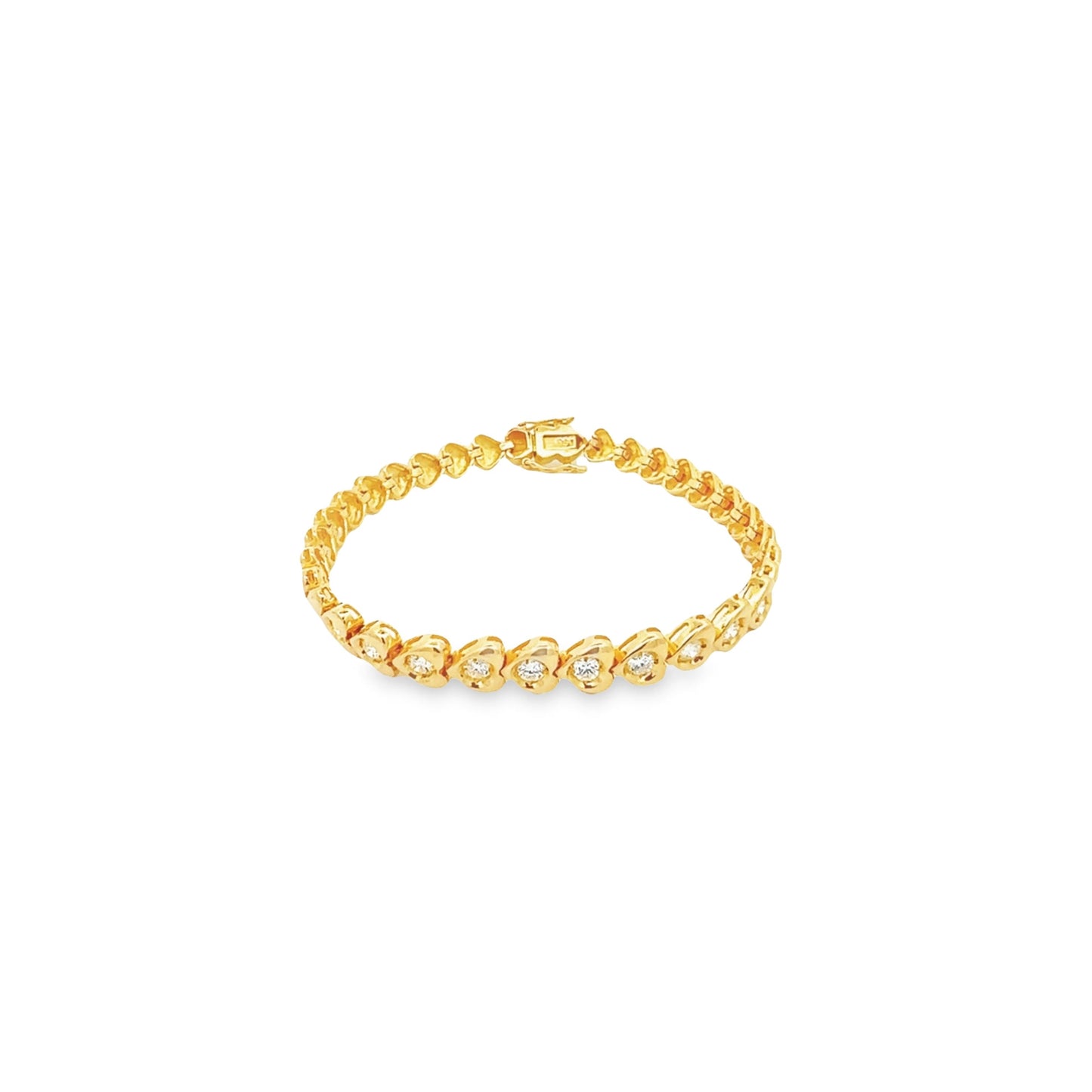 20K GOLD DIAMOND BRACELET - 0021072