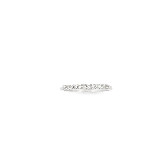 18K WHITE GOLD DIAMOND RING - 0021081