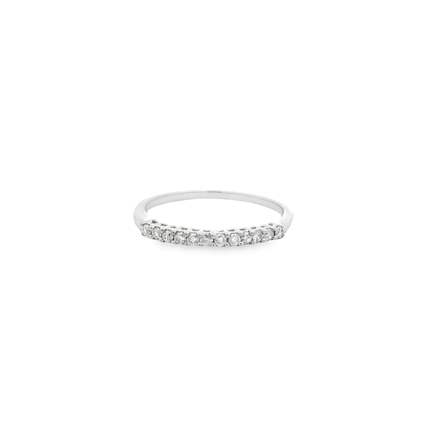 18K WHITE GOLD DIAMOND RING - 0021081