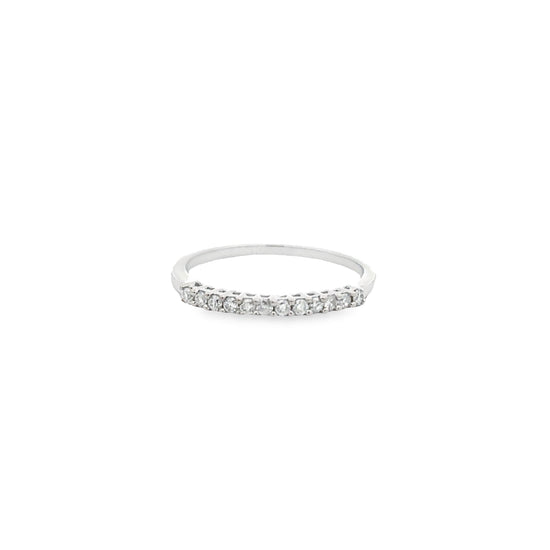 18K WHITE GOLD DIAMOND RING - 0021081