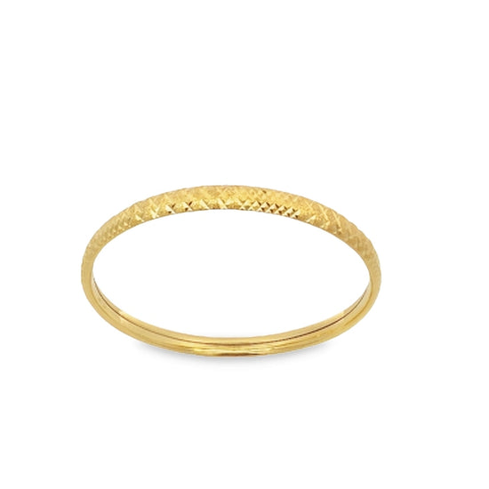 22K GOLD BANGLE - 0022276