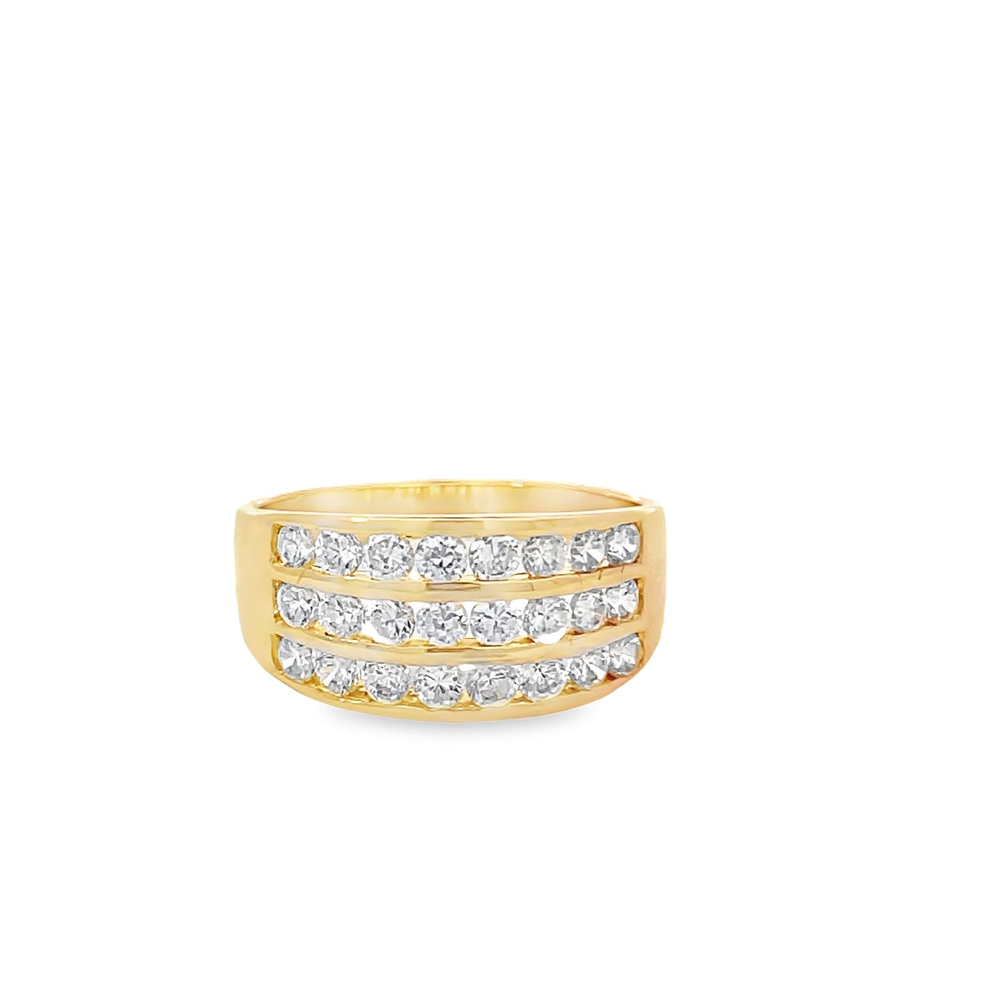 18K GOLD STONE RING - 0022557