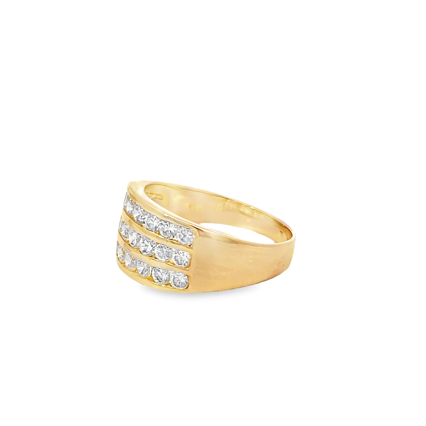 18K GOLD STONE RING - 0022557