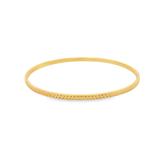 22K GOLD BANGLE - 0022636