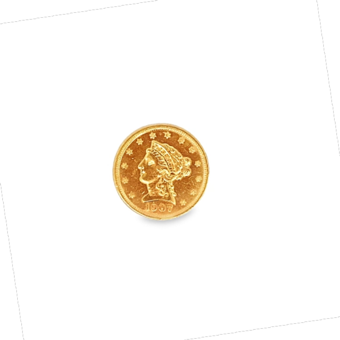 20K GOLD BUTTON - 0022645