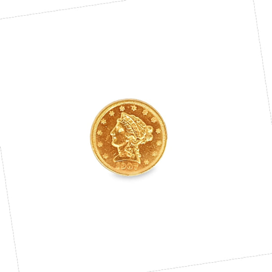 20K GOLD BUTTON - 0022645