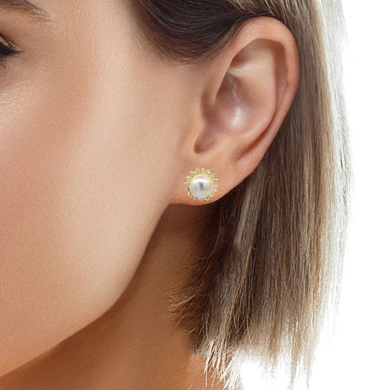 18K GOLD DIAMOND EARRINGS - 0022670