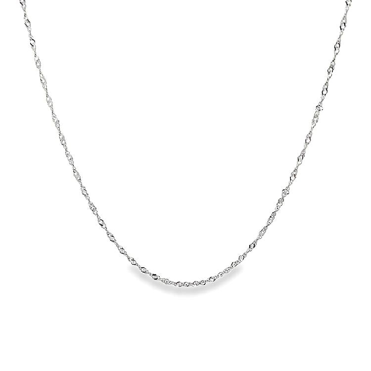 18K WHITE GOLD CHAIN - 0023906