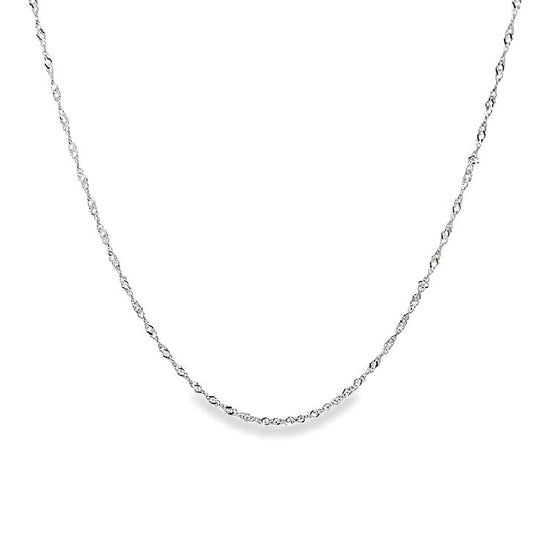 18K WHITE GOLD CHAIN - 0023906