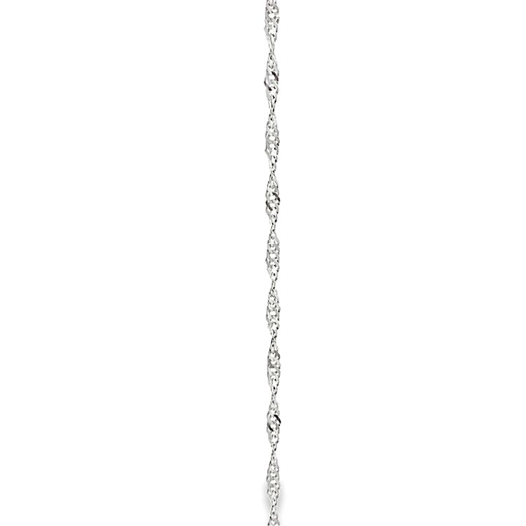 18K WHITE GOLD CHAIN - 0023906