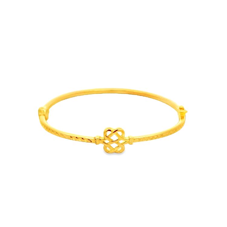 22K GOLD BANGLE - 0023982