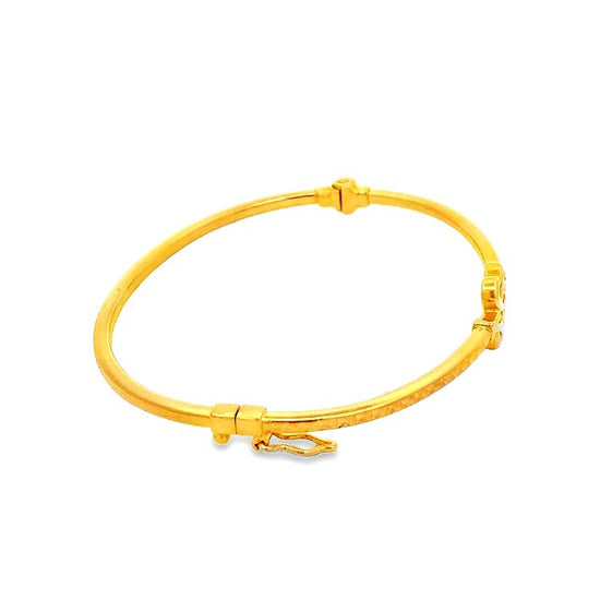 22K GOLD BANGLE - 0023982