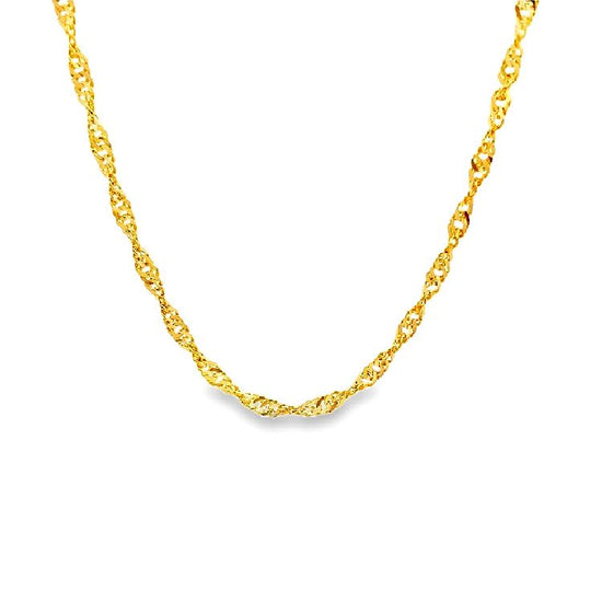 22K GOLD CHAIN - 0024091