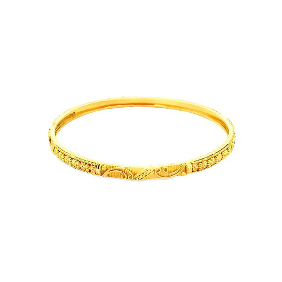 22K GOLD BANGLE - 0024101