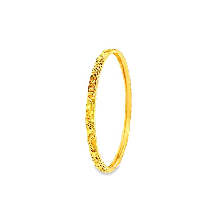 22K GOLD BANGLE - 0024101