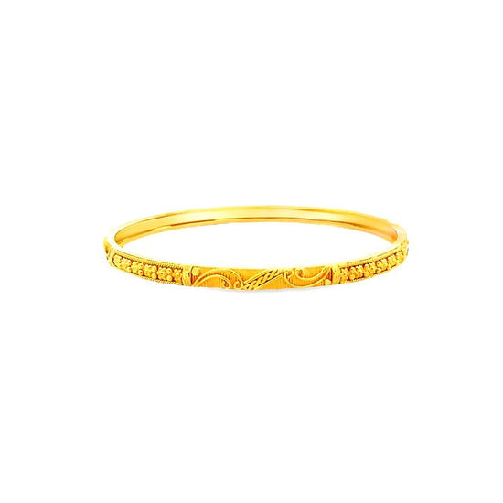 22K GOLD BANGLE - 0024102