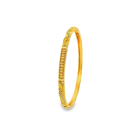 22K GOLD BANGLE - 0024102
