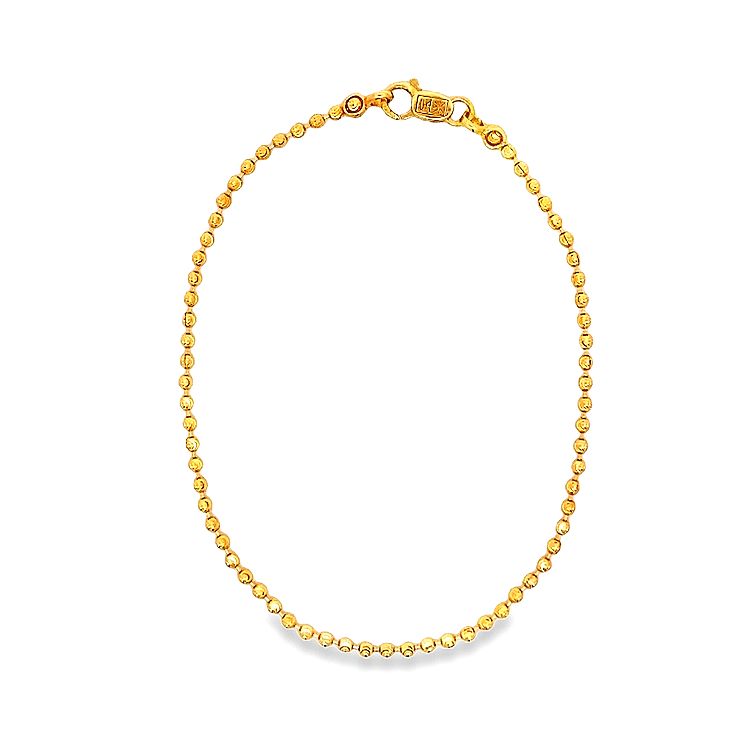 22K GOLD BRACELET - 0024076