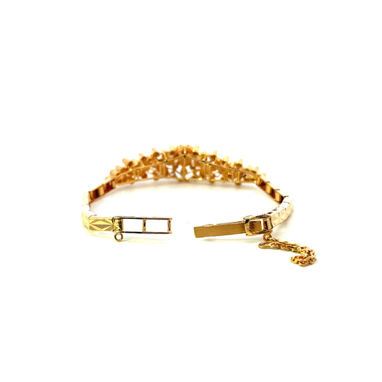 18K GOLD DIAMOND BRACELET - 0024304
