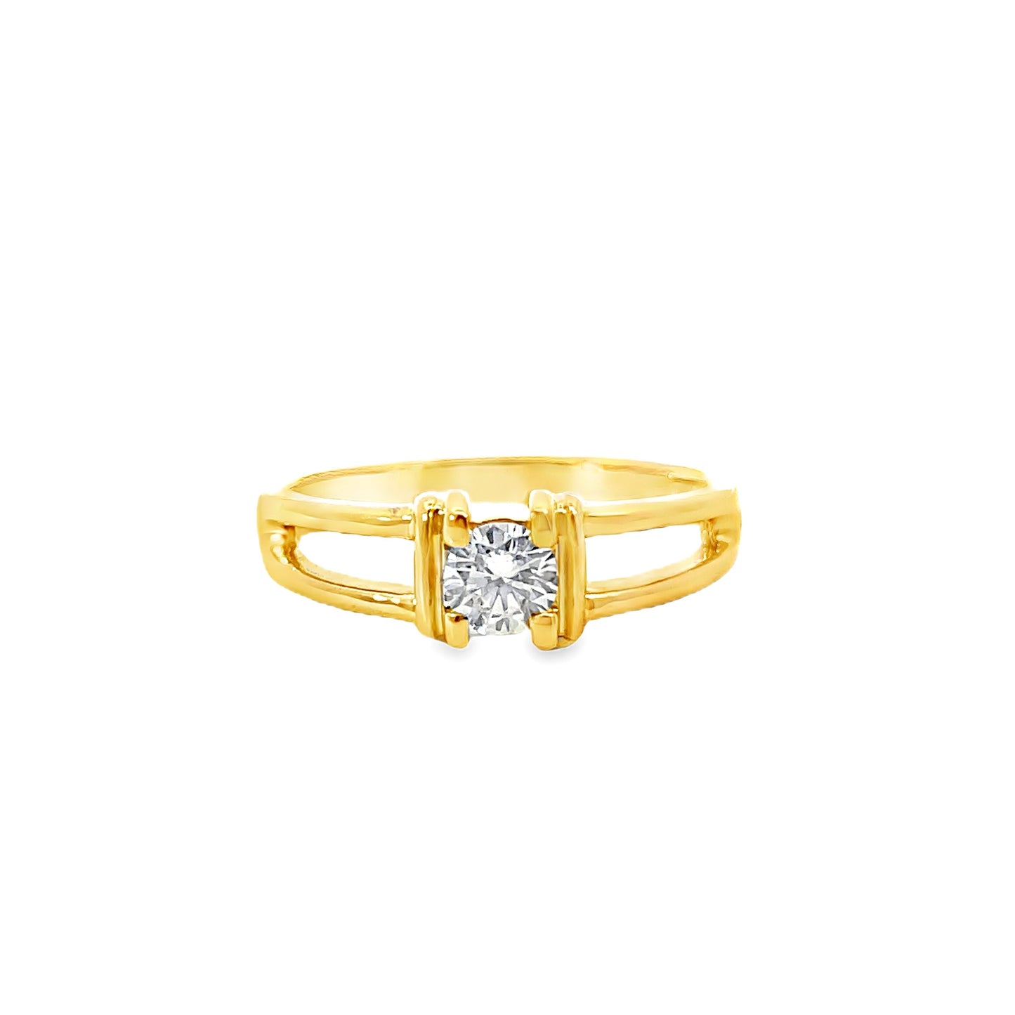 20K GOLD DIAMOND RING - 0024312
