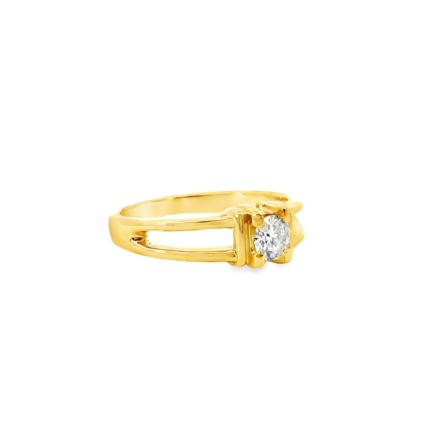 20K GOLD DIAMOND RING - 0024312