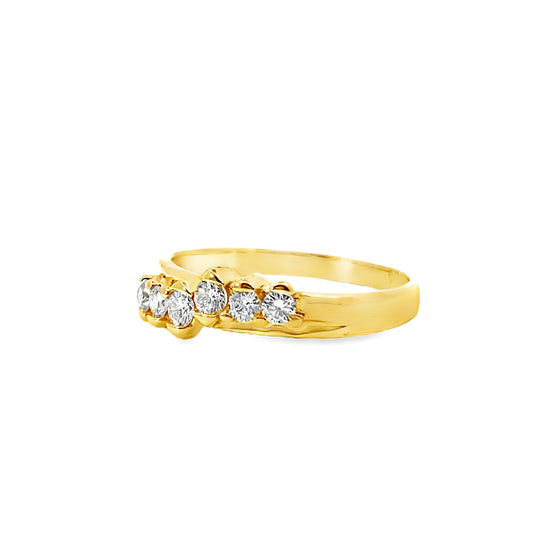 20K GOLD DIAMOND RING - 0024314