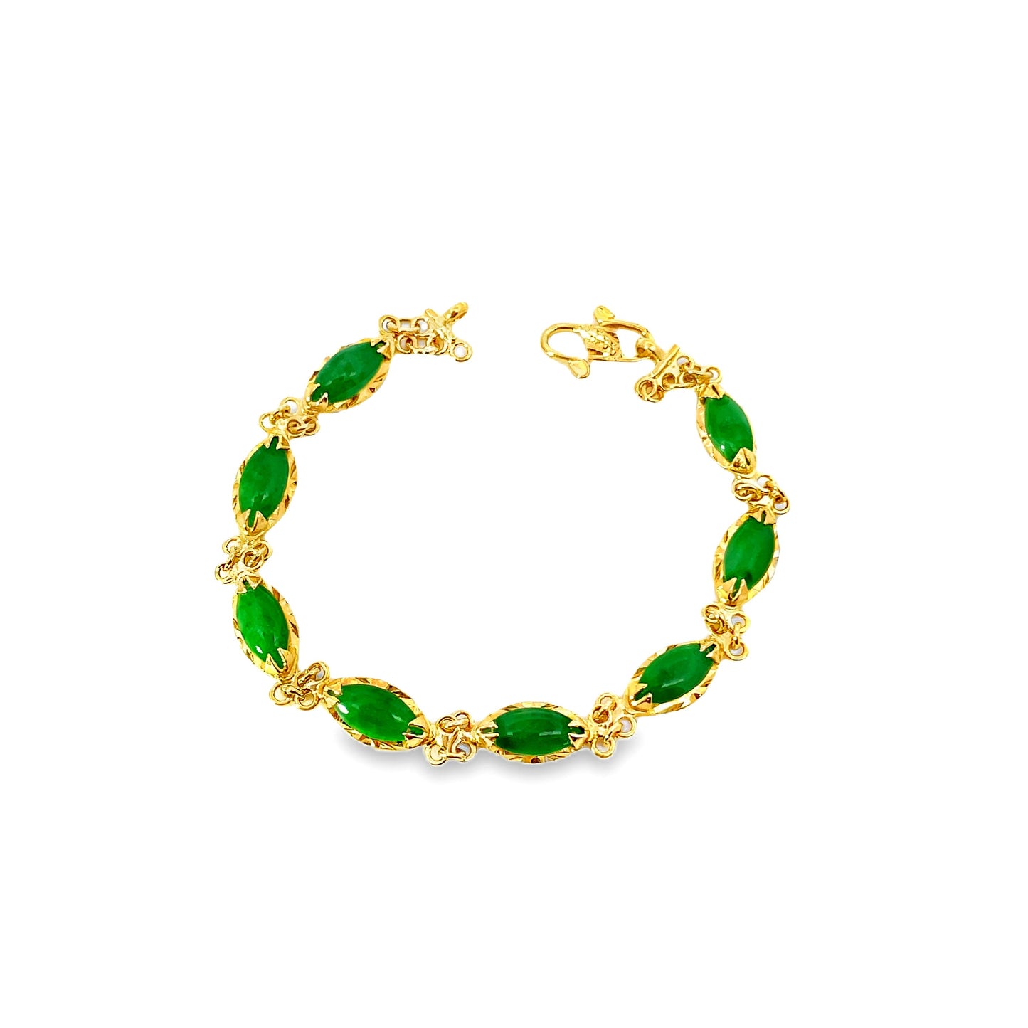 20K GOLD STONE BRACELET - 0024286