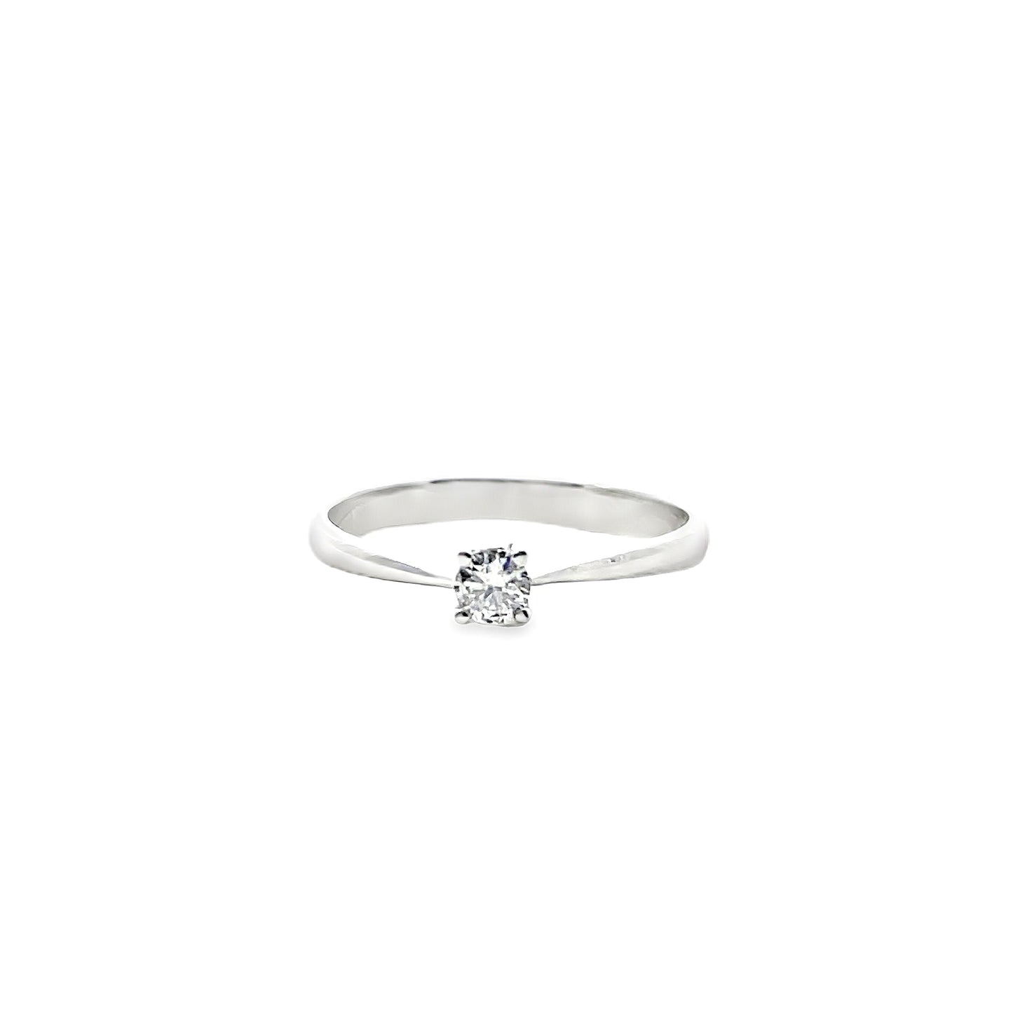 18K WHITE GOLD DIAMOND RING - 0024248