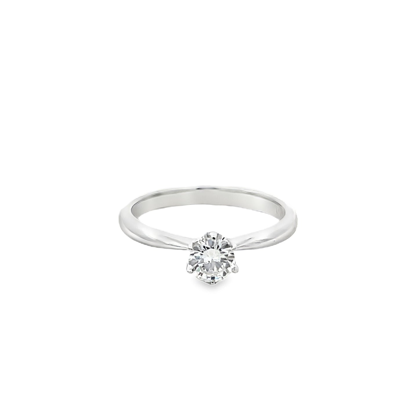 18K WHITE GOLD DIAMOND RING - 0024250