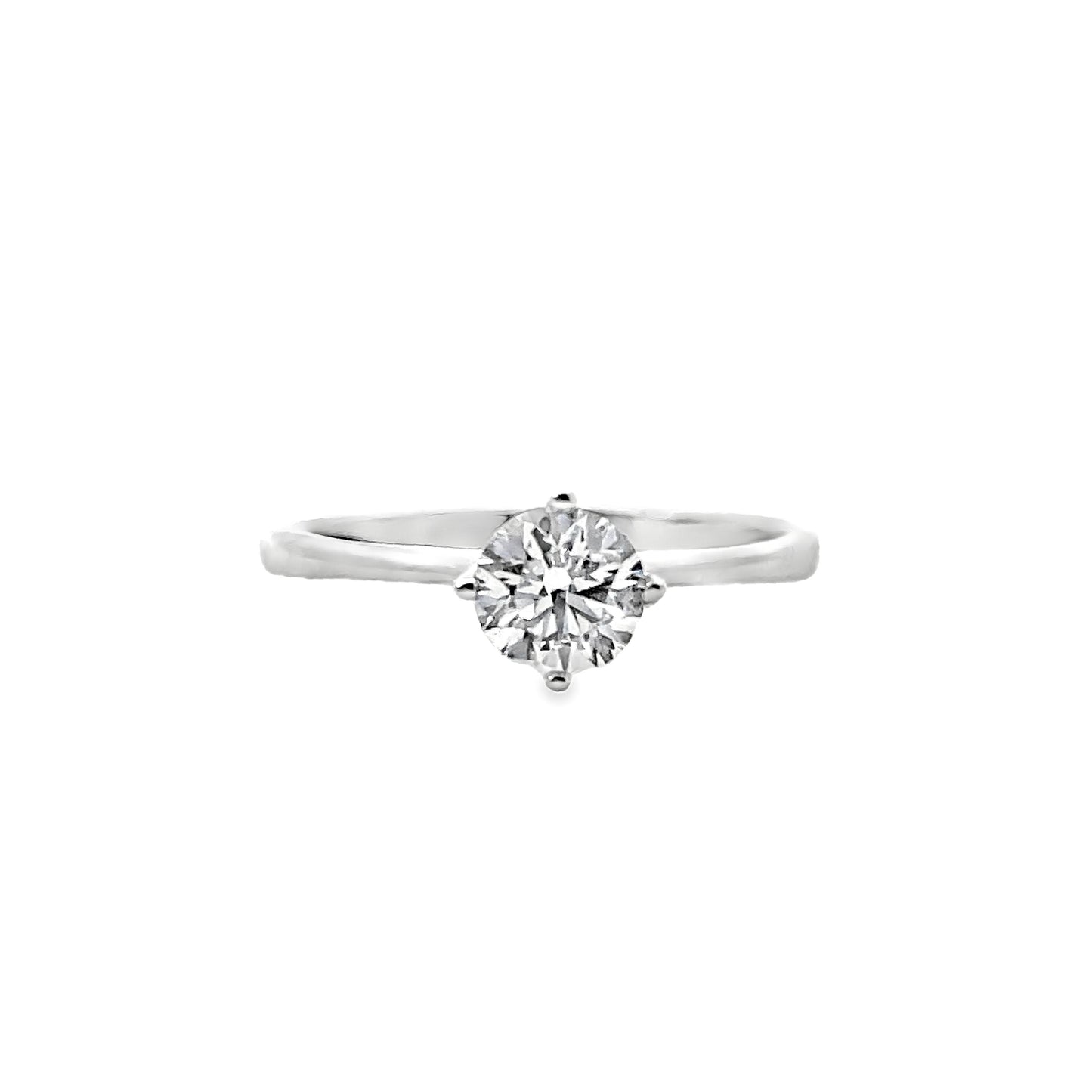 18K WHITE GOLD DIAMOND RING - 0024251