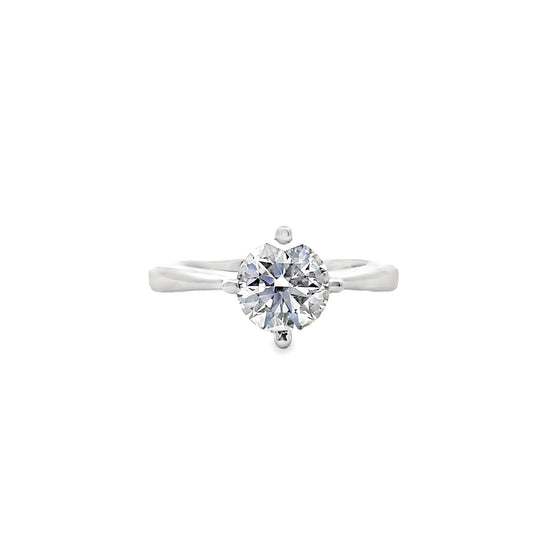 18K WHITE GOLD DIAMOND RING - 0024254