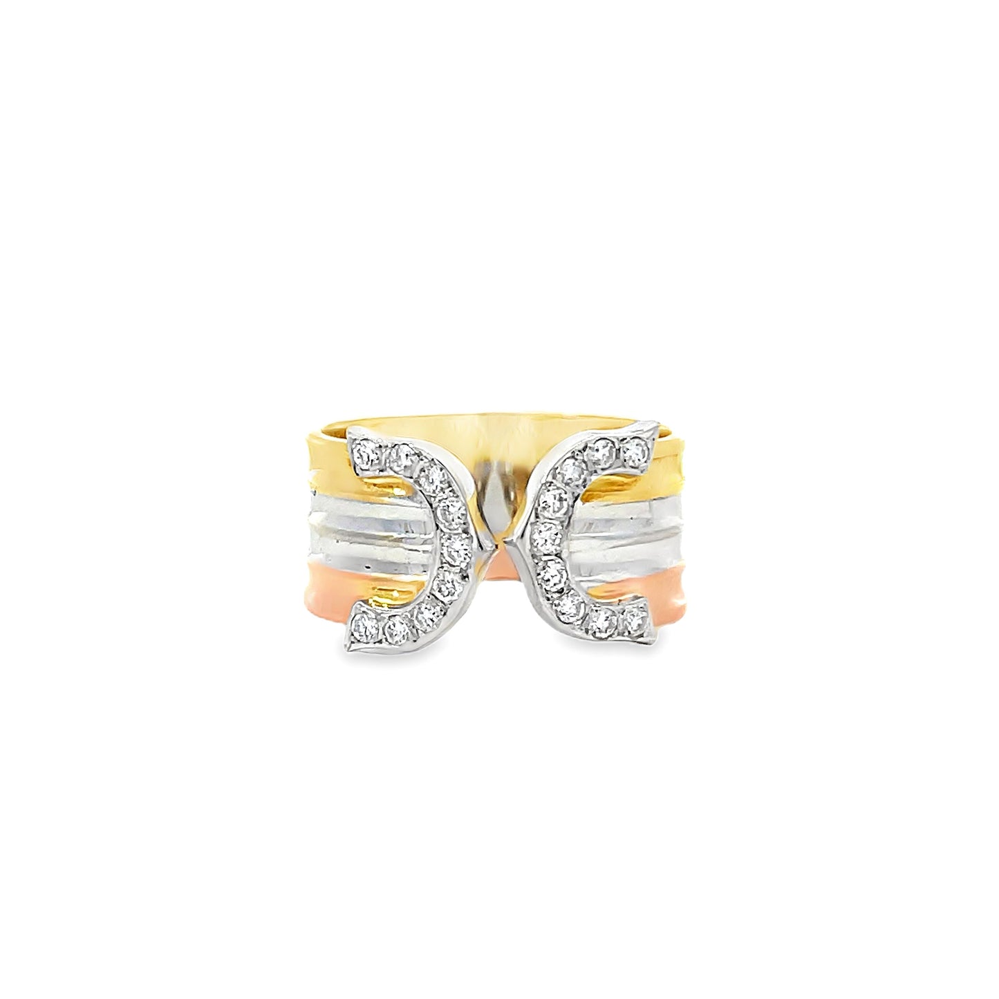 18K GOLD DIAMOND RING - 0024272