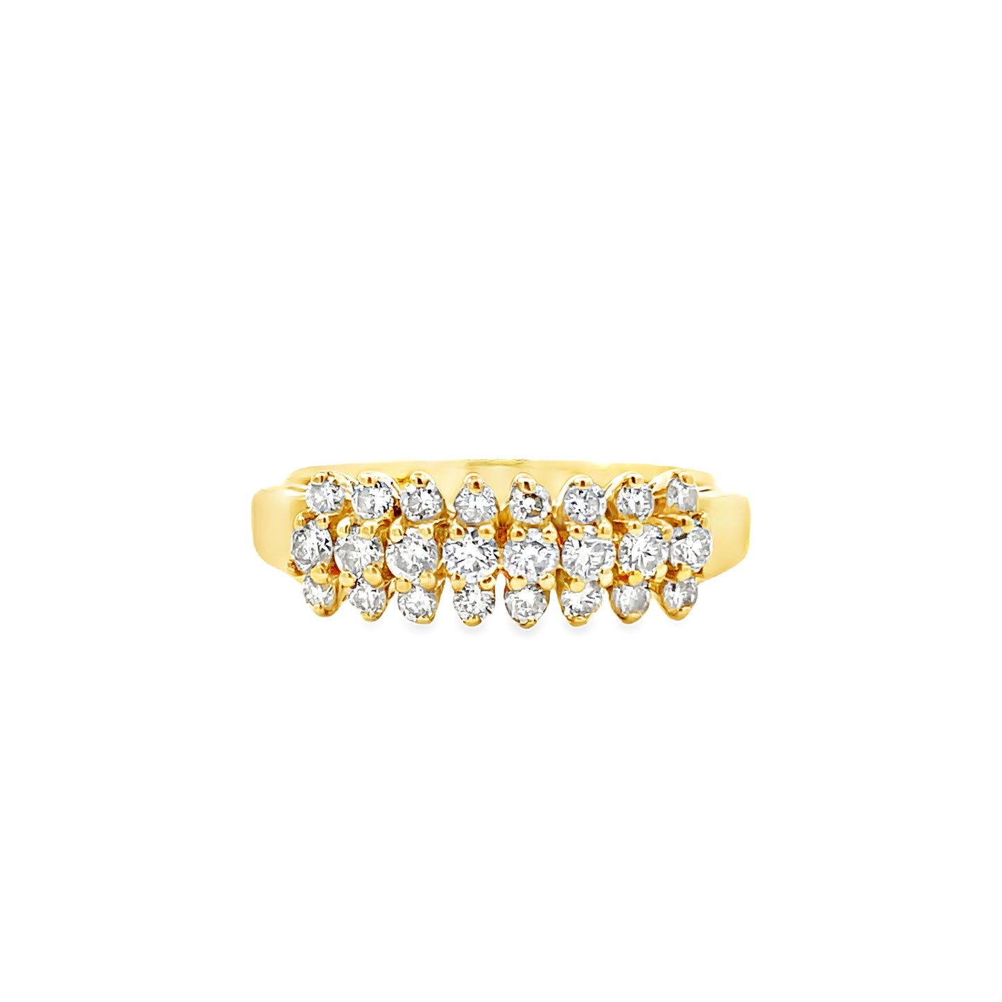 18K GOLD DIAMOND RING - 0024282
