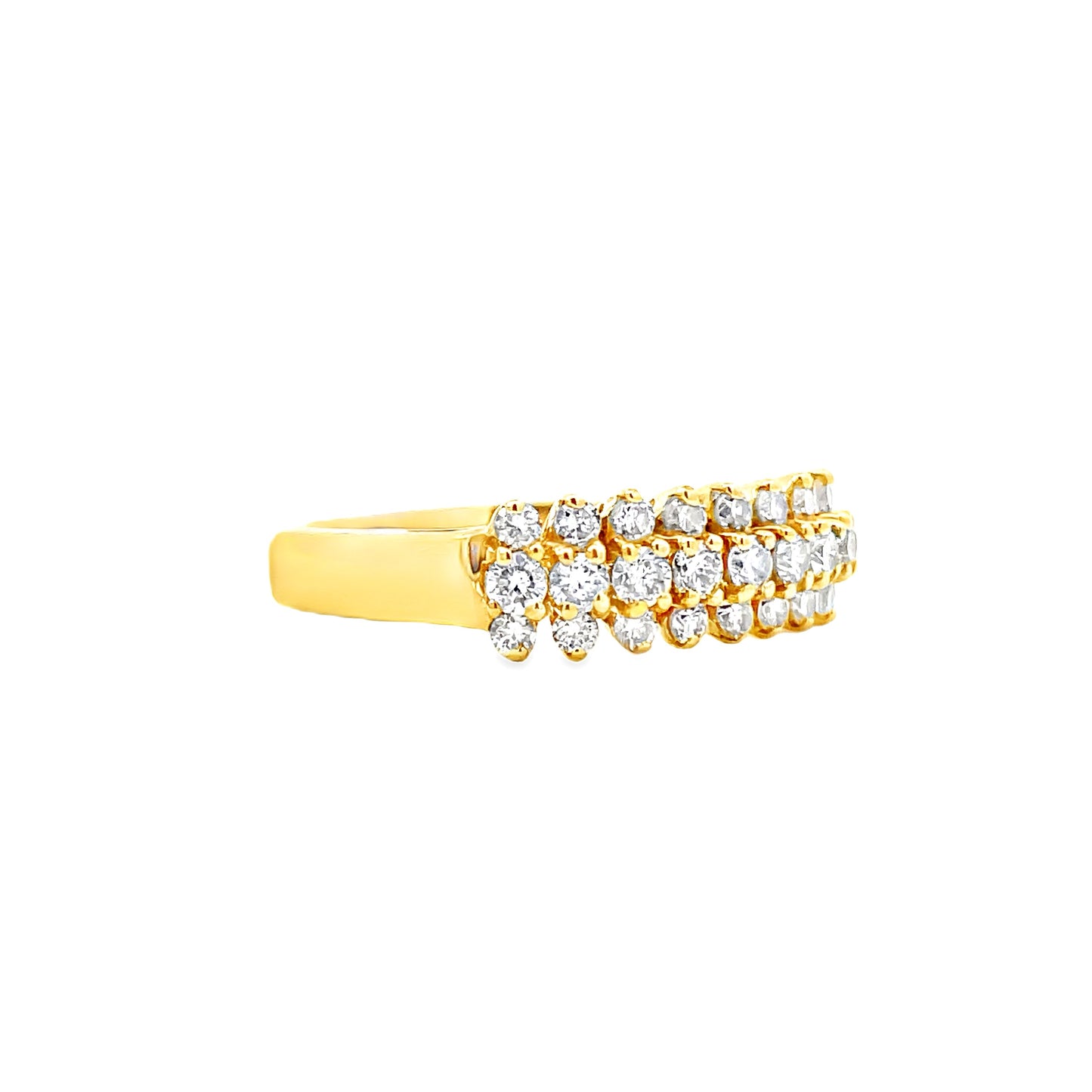 18K GOLD DIAMOND RING - 0024282