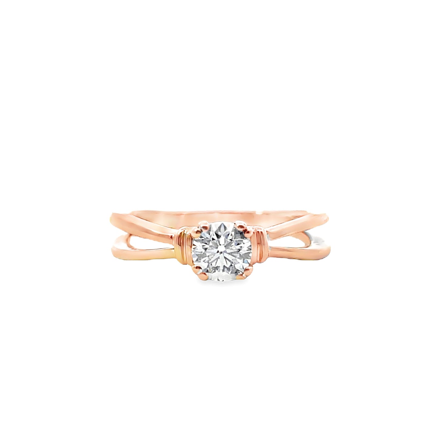 18K GOLD DIAMOND RING - 0024283