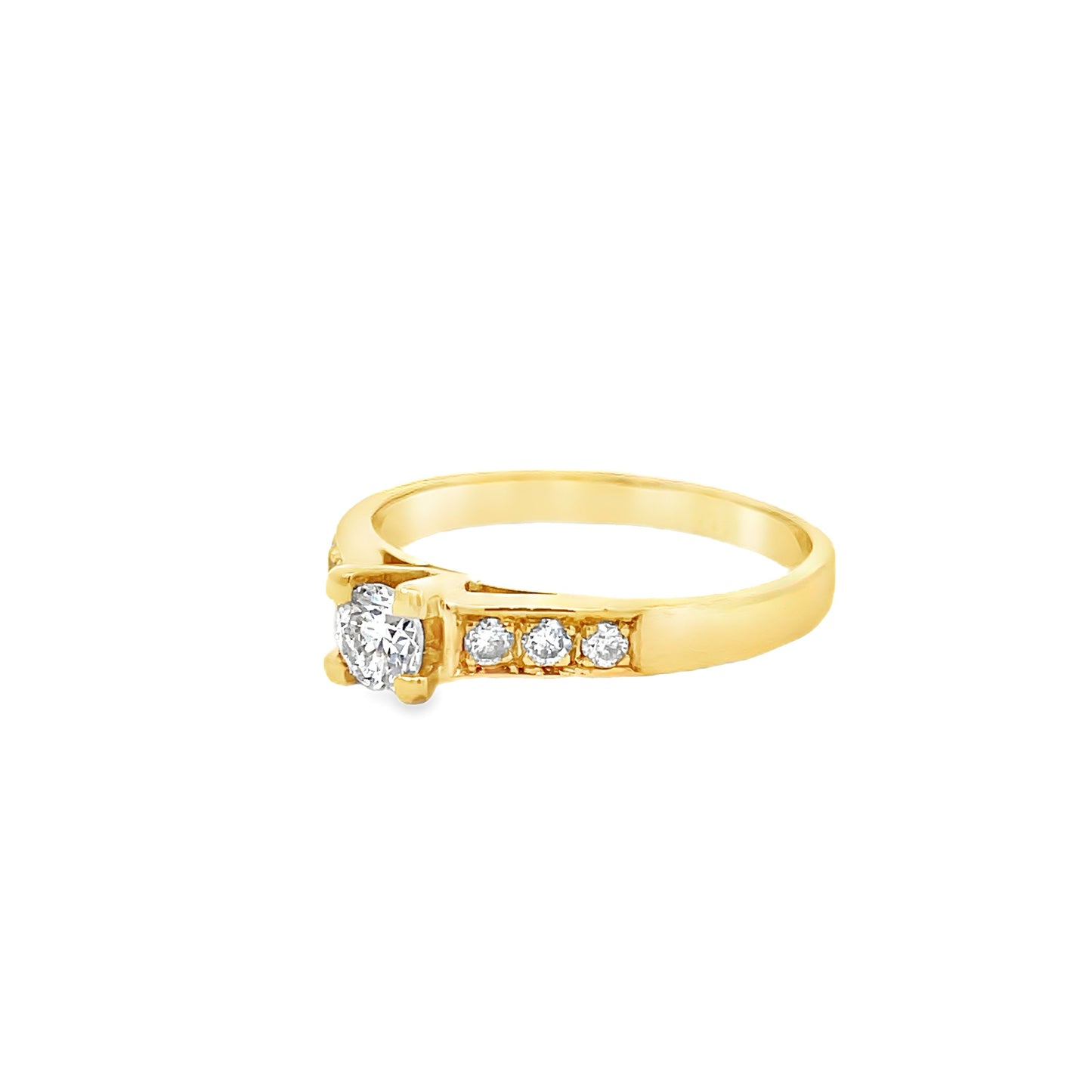 20K GOLD DIAMOND RING - 0024259