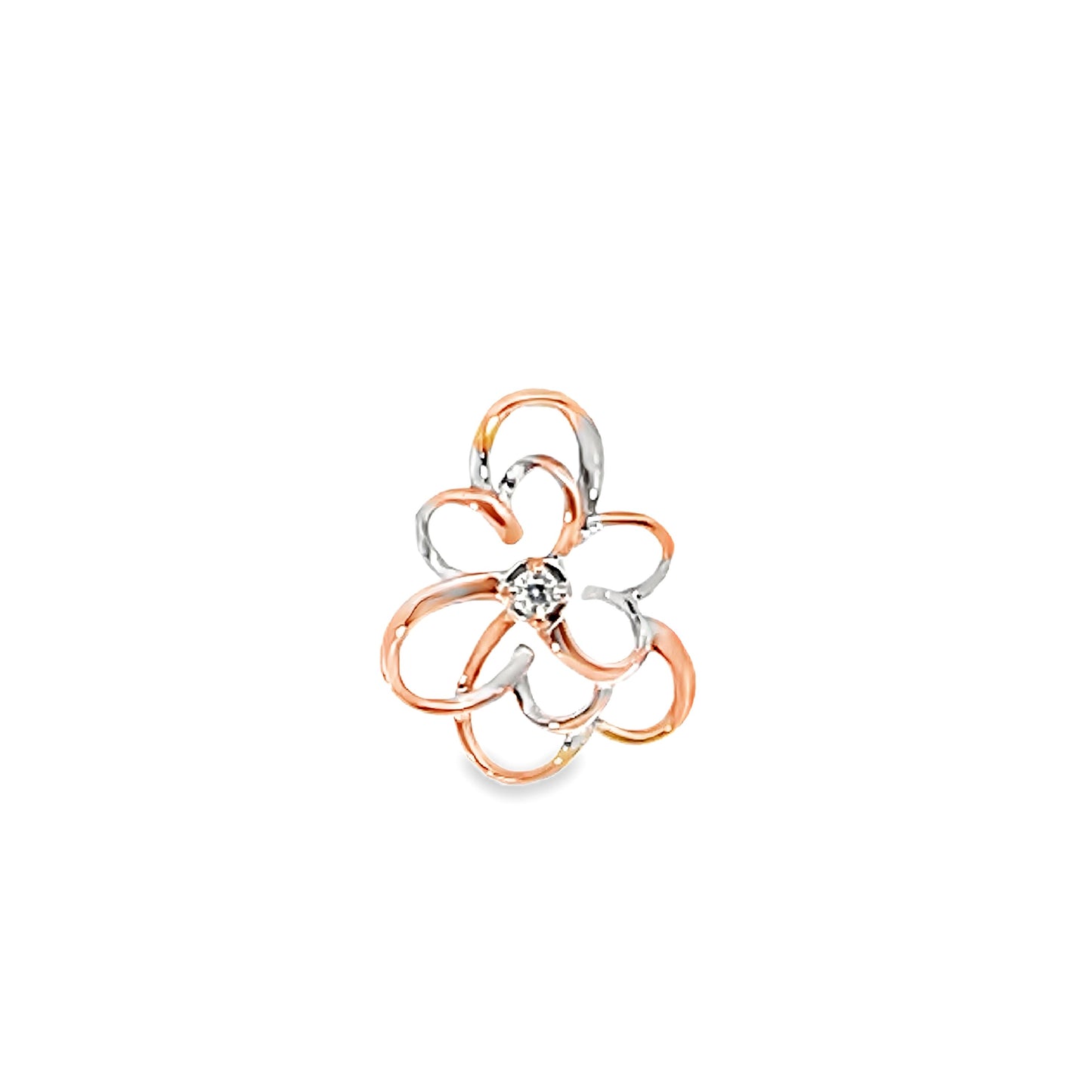 18K GOLD DIAMOND PENDANT - 0024388