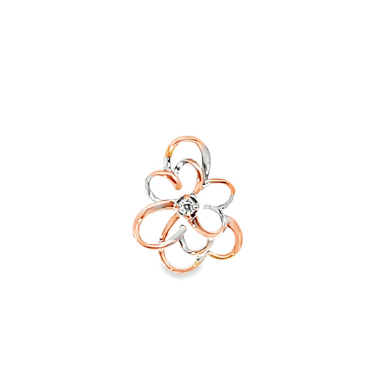 18K GOLD DIAMOND PENDANT - 0024388