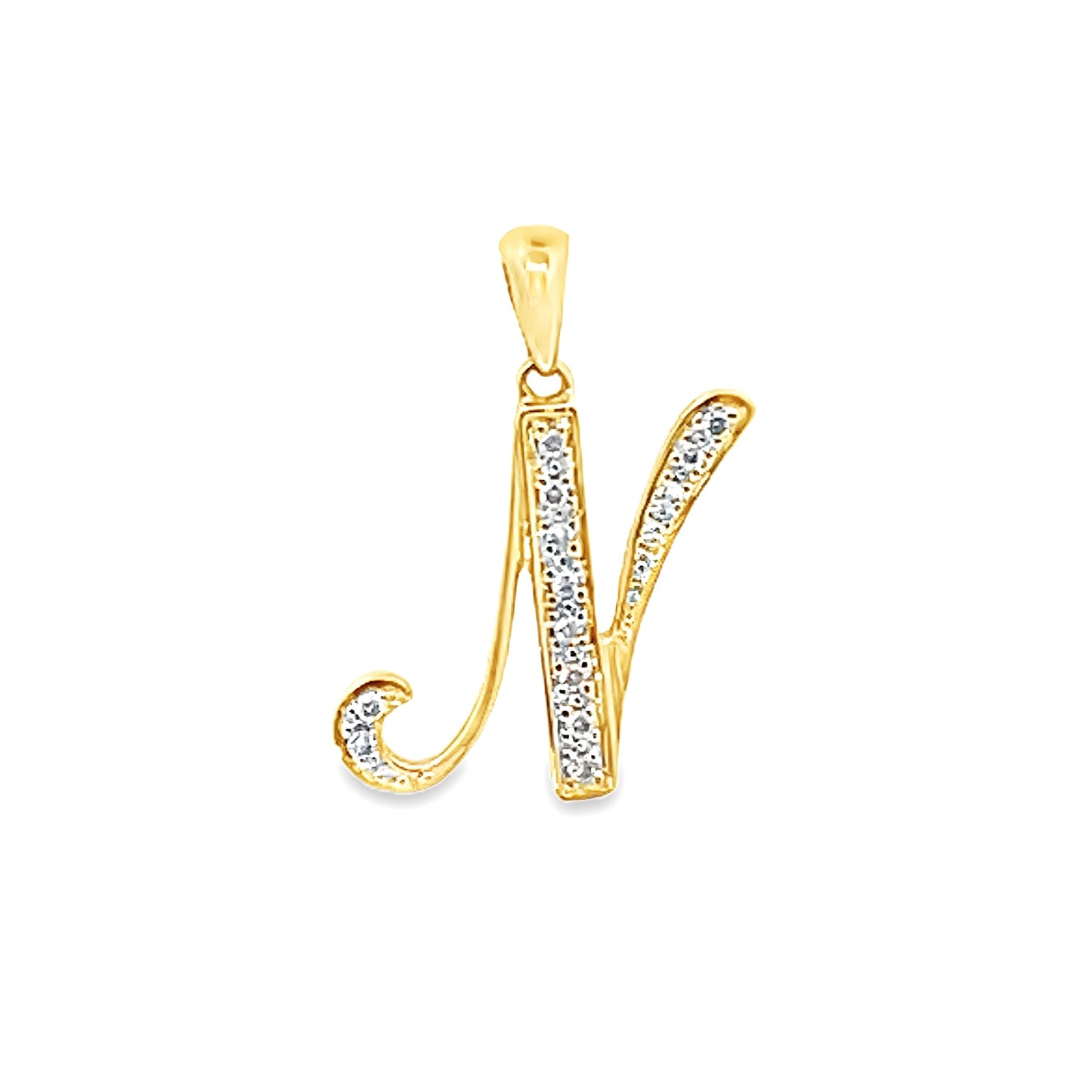 18K GOLD DIAMOND PENDANT - 0024389