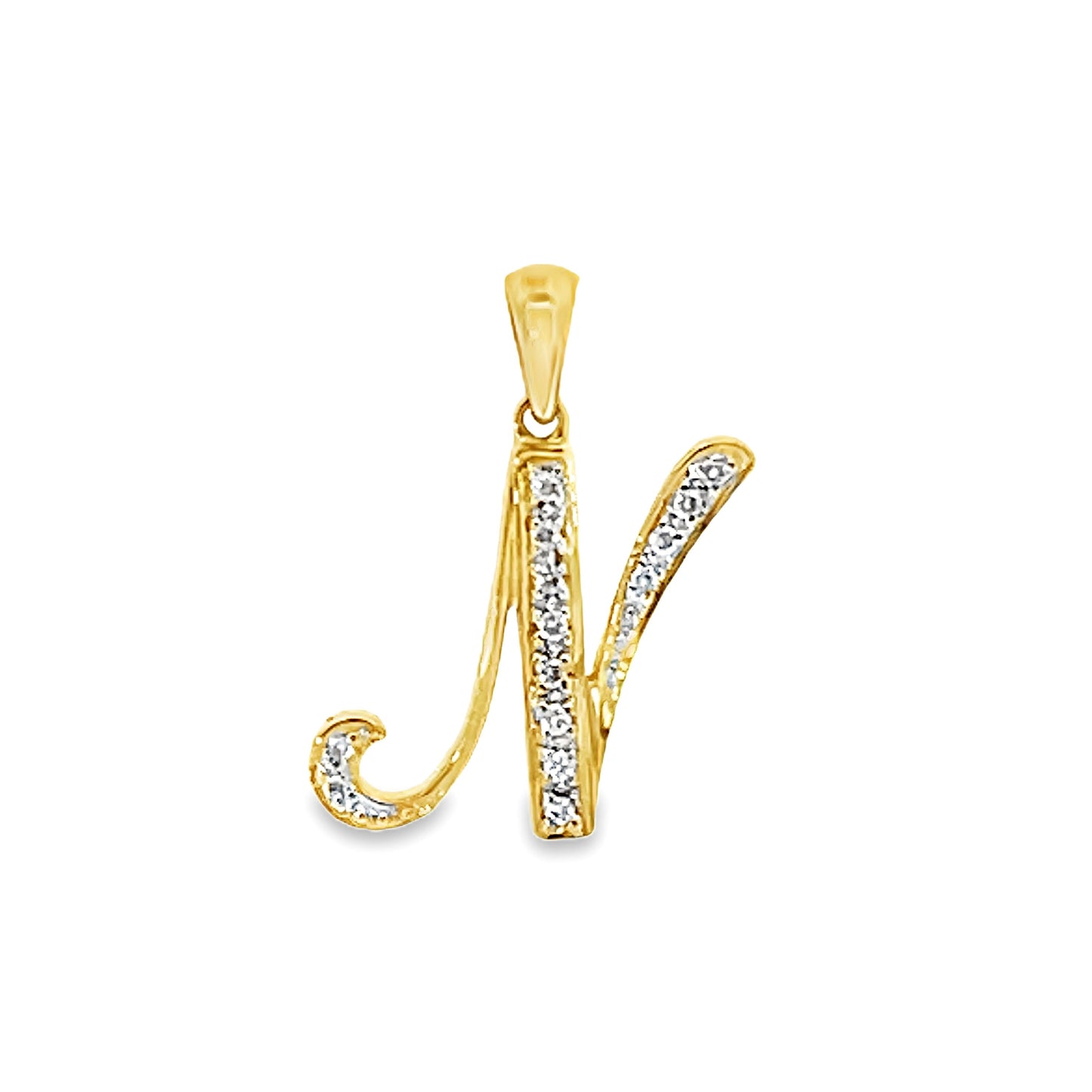 18K GOLD DIAMOND PENDANT - 0024390