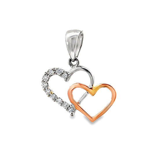 18K GOLD DIAMOND PENDANT - 0024394