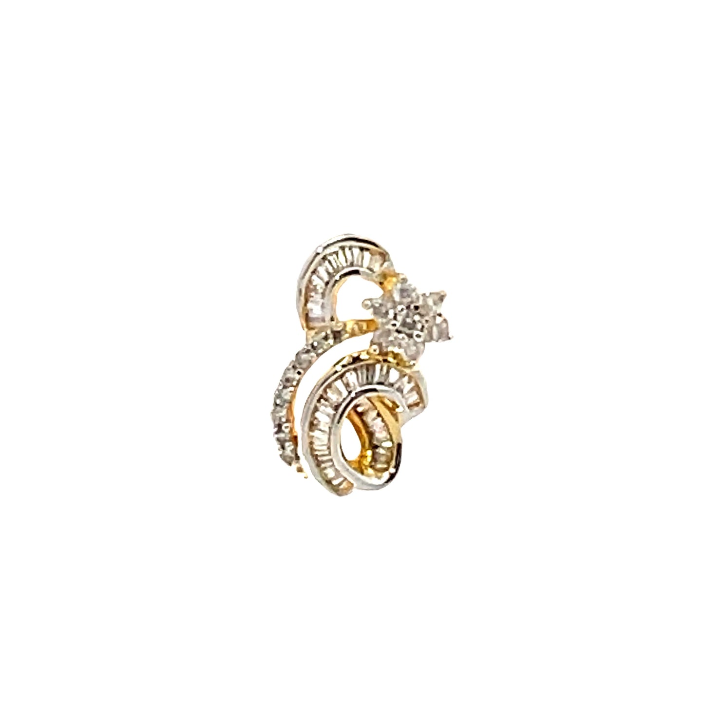 18K GOLD DIAMOND PENDANT - 0024396